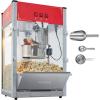 imageVEVOR Commercial Popcorn Machine 8 Oz Kettle 850 W Countertop Popcorn Maker for 48 Cups per Batch Theater Style Popper with 3Switch Control Steel Frame Tempered Glass Doors 2 Scoops 2 Spoons RedRed