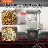 imageVEVOR Commercial Popcorn Machine 8 Oz Kettle 850 W Countertop Popcorn Maker for 48 Cups per Batch Theater Style Popper with 3Switch Control Steel Frame Tempered Glass Doors 2 Scoops 2 Spoons RedRed