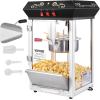 imageVEVOR Commercial Popcorn Machine 8 Oz Kettle 850 W Countertop Popcorn Maker for 48 Cups per Batch Theater Style Popper with 3Switch Control Steel Frame Tempered Glass Doors 2 Scoops 2 Spoons RedRed