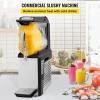 imageVEVOR Commercial Slushy Machine 10L Slushie Machine Frozen Drink Maker 600W Stainless Steel Margarita Wine Slush Smoothies Maker for Commercial and Home Use