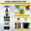 imageVEVOR Commercial Slushy Machine 12Lx3 Triple Tank Frozen Drink Machine 144 Cups Stainless Steel Margarita Smoothie Frozen Drink Maker Slushie Maker for Home Party Restaurants Cafe BarsBlack