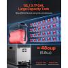 imageVEVOR Commercial Slushy Machine 12Lx3 Triple Tank Frozen Drink Machine 144 Cups Stainless Steel Margarita Smoothie Frozen Drink Maker Slushie Maker for Home Party Restaurants Cafe BarsBlack