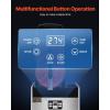 imageVEVOR Commercial Slushy Machine 12Lx3 Triple Tank Frozen Drink Machine 144 Cups Stainless Steel Margarita Smoothie Frozen Drink Maker Slushie Maker for Home Party Restaurants Cafe BarsBlack