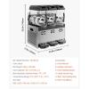 imageVEVOR Commercial Slushy Machine 12Lx3 Triple Tank Frozen Drink Machine 144 Cups Stainless Steel Margarita Smoothie Frozen Drink Maker Slushie Maker for Home Party Restaurants Cafe BarsBlack