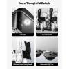 imageVEVOR Commercial Slushy Machine 15Lx2 Double Tank Margarita Machine 120 Cups Stainless Steel Margarita Smoothie Frozen Drink Machine Slushie Machine for Party Restaurants Cafe Bars15Lx3