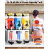 imageVEVOR Commercial Slushy Machine 15Lx2 Double Tank Margarita Machine 120 Cups Stainless Steel Margarita Smoothie Frozen Drink Machine Slushie Machine for Party Restaurants Cafe Bars15Lx3