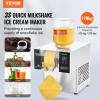 imageVEVOR Commercial Snowflake Ice Machine 507LBS24H Snowflake Ice Maker Stainless Steel Ice Shaver Machine Electric Snow Cone Maker Air Cooling System for Rapid Heat Dissipation for Bakery CafeAir Cooling