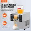 imageVEVOR Commercial Snowflake Ice Machine 507LBS24H Snowflake Ice Maker Stainless Steel Ice Shaver Machine Electric Snow Cone Maker Air Cooling System for Rapid Heat Dissipation for Bakery CafeAir Cooling