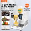 imageVEVOR Commercial Snowflake Ice Machine 507LBS24H Snowflake Ice Maker Stainless Steel Ice Shaver Machine Electric Snow Cone Maker Air Cooling System for Rapid Heat Dissipation for Bakery CafeAir Cooling