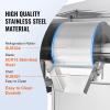 imageVEVOR Commercial Snowflake Ice Machine 507LBS24H Snowflake Ice Maker Stainless Steel Ice Shaver Machine Electric Snow Cone Maker Air Cooling System for Rapid Heat Dissipation for Bakery CafeLiquid Cooling