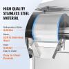 imageVEVOR Commercial Snowflake Ice Machine 507LBS24H Snowflake Ice Maker Stainless Steel Ice Shaver Machine Electric Snow Cone Maker Air Cooling System for Rapid Heat Dissipation for Bakery CafeLiquid Cooling