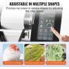 imageVEVOR Commercial Snowflake Ice Machine 507LBS24H Snowflake Ice Maker Stainless Steel Ice Shaver Machine Electric Snow Cone Maker Air Cooling System for Rapid Heat Dissipation for Bakery CafeLiquid Cooling
