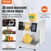imageVEVOR Commercial Snowflake Ice Machine 507LBS24H Snowflake Ice Maker Stainless Steel Ice Shaver Machine Electric Snow Cone Maker Air Cooling System for Rapid Heat Dissipation for Bakery CafeLiquid Cooling
