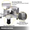 imageVEVOR Commercial Tomato Slicer 316 inch Tomato Cutter Slicer Stainless Steel Heavy Duty Tomato Slicer Machine Manual Tomato Slicer with Nonslip Feet for Cutting Tomatoes Cucumbers Bananas316Inch