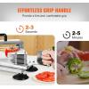 imageVEVOR Commercial Tomato Slicer 316 inch Tomato Cutter Slicer Stainless Steel Heavy Duty Tomato Slicer Machine Manual Tomato Slicer with Nonslip Feet for Cutting Tomatoes Cucumbers Bananas316UP