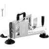 imageVEVOR Commercial Tomato Slicer 316 inch Tomato Cutter Slicer Stainless Steel Heavy Duty Tomato Slicer Machine Manual Tomato Slicer with Nonslip Feet for Cutting Tomatoes Cucumbers Bananas38UP