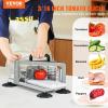 imageVEVOR Commercial Tomato Slicer 316 inch Tomato Cutter Slicer Stainless Steel Heavy Duty Tomato Slicer Machine Manual Tomato Slicer with Nonslip Feet for Cutting Tomatoes Cucumbers Bananas316UP