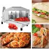 imageVEVOR Commercial Tomato Slicer 316 inch Tomato Cutter Slicer Stainless Steel Heavy Duty Tomato Slicer Machine Manual Tomato Slicer with Nonslip Feet for Cutting Tomatoes Cucumbers Bananas316Inch