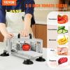 imageVEVOR Commercial Tomato Slicer 316 inch Tomato Cutter Slicer Stainless Steel Heavy Duty Tomato Slicer Machine Manual Tomato Slicer with Nonslip Feet for Cutting Tomatoes Cucumbers Bananas38UP