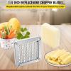 imageVEVOR Commercial Vegetable Chopper w 4 Replacement Blades Stainless Steel French Fry Cutter Potato Dicer ampamp Fruit Slicer for Restaurants ampamp Home KitchenChopper Blade 14x3 blades
