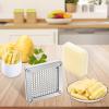 imageVEVOR Commercial Vegetable Chopper w 4 Replacement Blades Stainless Steel French Fry Cutter Potato Dicer ampamp Fruit Slicer for Restaurants ampamp Home KitchenChopper Blade 14x3 blades