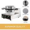 imageVEVOR Commercial Waffle Maker DualHead Round Waffle Baker Machine 2460W NonStick Stainless Steel Belgian Waffle Iron with Temp and Time Control Handle for Restaurant Bakery Snack Bar FamilyModern
