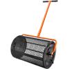 imageVEVOR Compost Spreader with Lawn Leveling Rake 24quot Wide Basket with Adjustable Handle ampamp 30quotx10quot Yard Leveling Tool with 78quot HandleSpreader  Lawn Leveling Rake  30x10