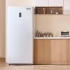 imageVEVOR Convertible FreezerRefrigerator 202 CuFt Frost Free Upright Freezer with Temp Control Panel Door Open too Long Alarm Adjustable Shelves and LED Standing Fridge for Kitchen Office Garage20 CuFt
