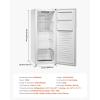 imageVEVOR Convertible FreezerRefrigerator 202 CuFt Frost Free Upright Freezer with Temp Control Panel Door Open too Long Alarm Adjustable Shelves and LED Standing Fridge for Kitchen Office Garage11 CuFt