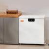 imageVEVOR Convertible FreezerRefrigerator 202 CuFt Frost Free Upright Freezer with Temp Control Panel Door Open too Long Alarm Adjustable Shelves and LED Standing Fridge for Kitchen Office Garage388 CuFt