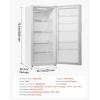 imageVEVOR Convertible FreezerRefrigerator 202 CuFt Frost Free Upright Freezer with Temp Control Panel Door Open too Long Alarm Adjustable Shelves and LED Standing Fridge for Kitchen Office Garage20 CuFt