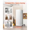 imageVEVOR Convertible FreezerRefrigerator 202 CuFt Frost Free Upright Freezer with Temp Control Panel Door Open too Long Alarm Adjustable Shelves and LED Standing Fridge for Kitchen Office Garage11 CuFt