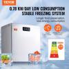 imageVEVOR Convertible FreezerRefrigerator 202 CuFt Frost Free Upright Freezer with Temp Control Panel Door Open too Long Alarm Adjustable Shelves and LED Standing Fridge for Kitchen Office Garage388 CuFt
