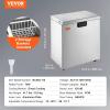 imageVEVOR Convertible FreezerRefrigerator 202 CuFt Frost Free Upright Freezer with Temp Control Panel Door Open too Long Alarm Adjustable Shelves and LED Standing Fridge for Kitchen Office Garage388 CuFt