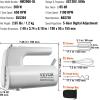 imageVEVOR Cordless Electric Hand Mixer100W Continuously Variable Electric Handheld Mixer with Turbo Boost Beaters Dough Hooks Storage Bag Baking Supplies for Whipping Mixing Egg Cookie Cake Cream5SpeedLCD