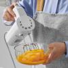 imageVEVOR Cordless Electric Hand Mixer100W Continuously Variable Electric Handheld Mixer with Turbo Boost Beaters Dough Hooks Storage Bag Baking Supplies for Whipping Mixing Egg Cookie Cake Cream5SpeedLCD