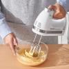 imageVEVOR Cordless Electric Hand Mixer100W Continuously Variable Electric Handheld Mixer with Turbo Boost Beaters Dough Hooks Storage Bag Baking Supplies for Whipping Mixing Egg Cookie Cake Cream5Speed