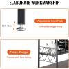 imageVEVOR Corner Industrial Bar Cabinet Wine Table for Liquor ampamp Glasses Sideboard Buffet Cabinet with Glass Holder Freestanding Farmhouse Wood Coffee Bar Cabinet for Living Room Home Bar Black Walnut394D x 157W x 337H