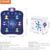 imageVEVOR Dance Mat 8Button Dance Mixer Rhythm Step Play Mat Electronic Dance Pad with SingleTwo Player Modes Adjustable Volume Builtin Music 8 Challenge Levels Toys Gifts for 3 Year Old GirlsBluetooth