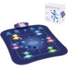 imageVEVOR Dance Mat 8Button Dance Mixer Rhythm Step Play Mat Electronic Dance Pad with SingleTwo Player Modes Adjustable Volume Builtin Music 8 Challenge Levels Toys Gifts for 3 Year Old GirlsBluetooth