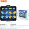 imageVEVOR Dance Mat 8Button Dance Mixer Rhythm Step Play Mat Electronic Dance Pad with SingleTwo Player Modes Adjustable Volume Builtin Music 8 Challenge Levels Toys Gifts for 3 Year Old GirlsDouble