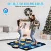 imageVEVOR Dance Mat 8Button Dance Mixer Rhythm Step Play Mat Electronic Dance Pad with SingleTwo Player Modes Adjustable Volume Builtin Music 8 Challenge Levels Toys Gifts for 3 Year Old GirlsDouble