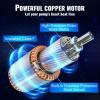 imageVEVOR Deep Well Submersible Pump 2HP 230V60Hz 37GPM 427 ft Head with 33 ft Cord ampamp External Control Box 4 inch Stainless Steel Water Pumps for Industrial Irrigation and Home Use IP68 Waterproof05HP230V Builtin Controller