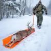 imageVEVOR Deer Drag Sled 728 x 228 in 550lbs Heavy Duty Yard Utility Sled TearResistant PE Drag Glider Mat with Ropes ampamp Handle Thickened Game Hauler for Firewood Ice Fishing Hauling Hunting