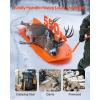 imageVEVOR Deer Drag Sled 728 x 228 in 550lbs Heavy Duty Yard Utility Sled TearResistant PE Drag Glider Mat with Ropes ampamp Handle Thickened Game Hauler for Firewood Ice Fishing Hauling Hunting