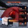 imageVEVOR Diesel Heater 8KW DC 12V24V All in One Portable Diesel Air Heater with Bluetooth APP Control Remote Control and LCD Screen 19 Gal Fuel Tank for Trucks Vans RVs Campers and GaragesWhite