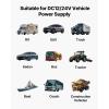 imageVEVOR Diesel Heater 8KW DC 12V24V All in One Portable Diesel Air Heater with Remote Control and LCD Display Fast Heating Low Noise 13 Gal Fuel Tank for Vehicles RVs Vans Tractors and TrucksAll in oneW
