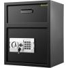 imageVEVOR Digital Depository Safe 17 Cubic Feet Made of Carbon Steel Electronic Code Lock Depository Safe with Deposit Slot with Two Emergency Keys Depository Box for Home Hotel Restaurant and Office
