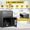 imageVEVOR Digital Depository Safe 17 Cubic Feet Made of Carbon Steel Electronic Code Lock Depository Safe with Deposit Slot with Two Emergency Keys Depository Box for Home Hotel Restaurant and Office