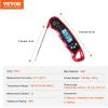 imageVEVOR Digital Grill Thermometer 1F HighPrecision Thermometer for Grill and Cooking 58572F Measuring Range IP65 Waterproof 3s Measure 180 Foldable Probe with Backlight ampamp Back Magnetic